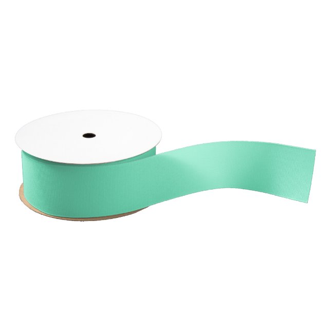Lazo De Tela Gruesa Aquamarine Grosgrain Ribbon (Carrete)