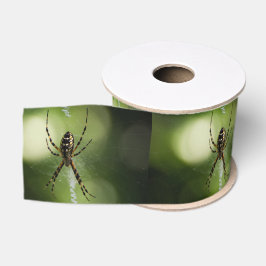 Lazo De Tela Gruesa Araña de jardín dorado