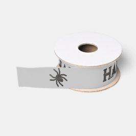 Lazo De Tela Gruesa Araña espeluznante Feliz Halloween