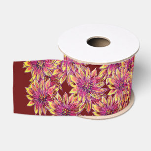 Lazo De Tela Gruesa Arte digital de flores