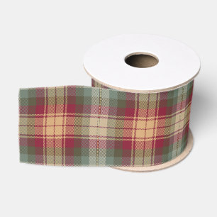 Lazo De Tela Gruesa Auld Scotland Tartan Plaid Pattern