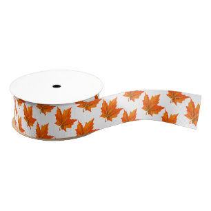 Lazo De Tela Gruesa Autumn Fall Grosgrain Ribbon