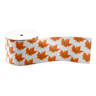 Lazo De Tela Gruesa Autumn Fall Grosgrain Ribbon