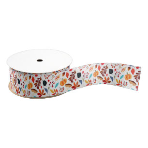 Lazo De Tela Gruesa Autumn Fall Grosgrain Ribbon