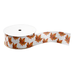 Lazo De Tela Gruesa Autumn Fall Grosgrain Ribbon