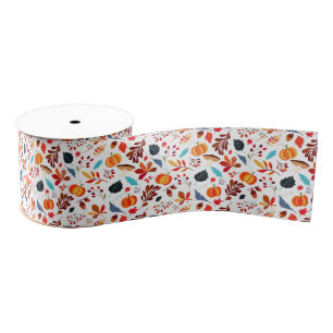 Lazo De Tela Gruesa Autumn Fall Grosgrain Ribbon