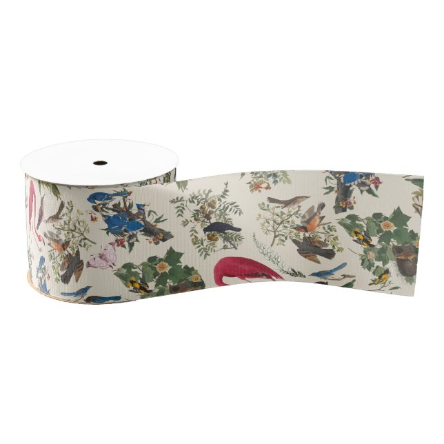 Lazo De Tela Gruesa Aves de John James Audubon (Carrete)