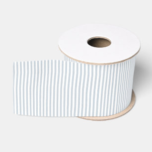 Lazo De Tela Gruesa Azul blanco raya efecto seersucker lindo y elegant