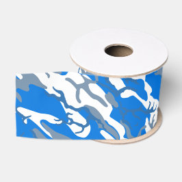 Lazo De Tela Gruesa Azul Camo del agua helada