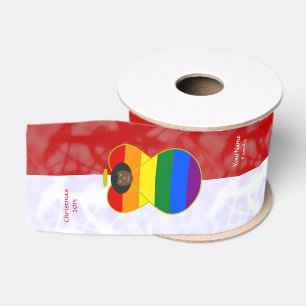 Lazo De Tela Gruesa Bandera africana del ángel del Orgullo Gay Persona