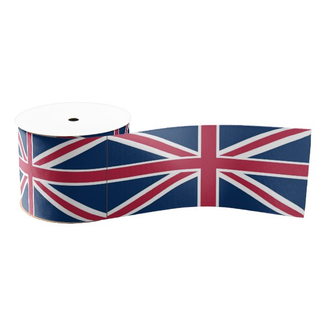 Lazo De Tela Gruesa Bandera británica (Carrete)