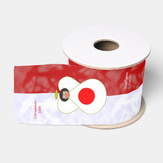 Lazo De Tela Gruesa Bandera de ángel personalizada Japón negro cabello