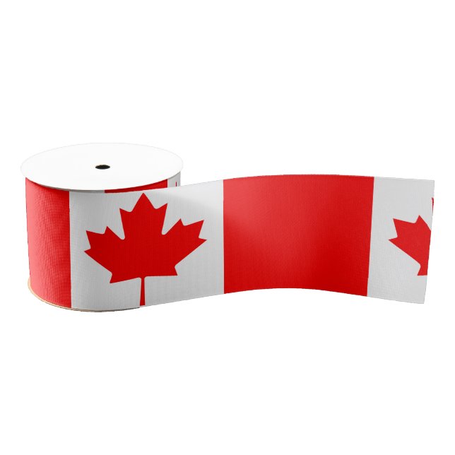 Lazo De Tela Gruesa Bandera de Canadá (Carrete)