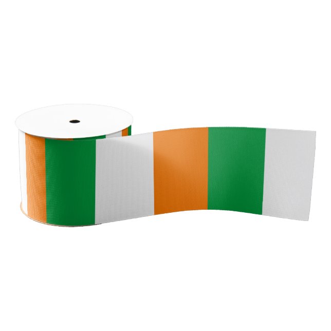Lazo De Tela Gruesa Bandera de Irlanda (Carrete)