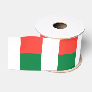 Lazo De Tela Gruesa Bandera de Madagascar y viajes de vacaciones y dep