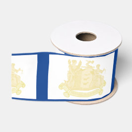 Lazo De Tela Gruesa Bandera de Nueva Jersey