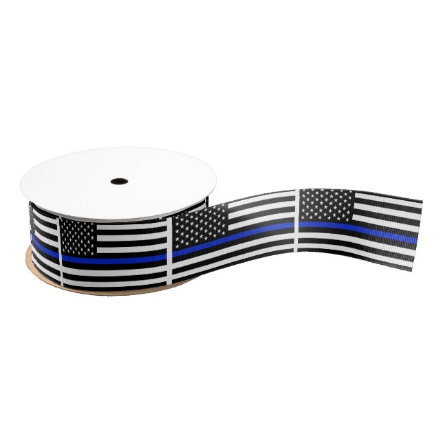 Lazo De Tela Gruesa Bandera estadounidense estilo policía (Carrete)