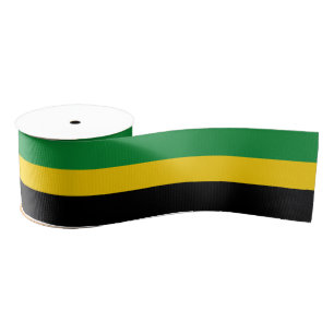 Lazo De Tela Gruesa Bandera jamaiquina de colores cinta, reggae, Jamai
