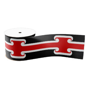 Lazo De Tela Gruesa Bandera maorí y moda maorí, hinchas de rugby/depor