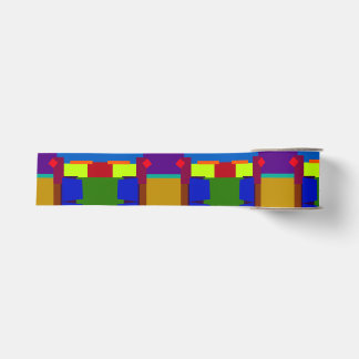 Lazo De Tela Gruesa Bloques de Arte de Abstracción Geométrica Sketchpa