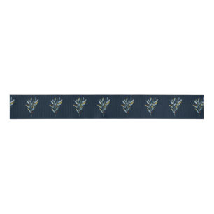 Lazo De Tela Gruesa Botany Bouquet Navidades de Invierno