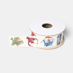 Lazo De Tela Gruesa Caballero y Dragón