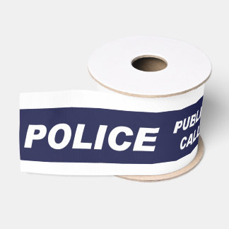 Lazo De Tela Gruesa Caja de llamadas pública de la policía