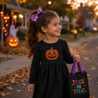 Lazo De Tela Gruesa Calabaza Morada Espeluznante de Halloween Murciéla