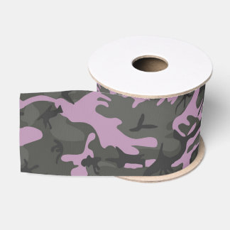 Lazo De Tela Gruesa Camo rosado