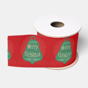 Lazo De Tela Gruesa Campana de navidades