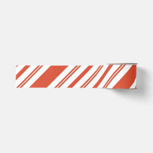 Lazo De Tela Gruesa Candy Cane Coro-Franela-Diagonal