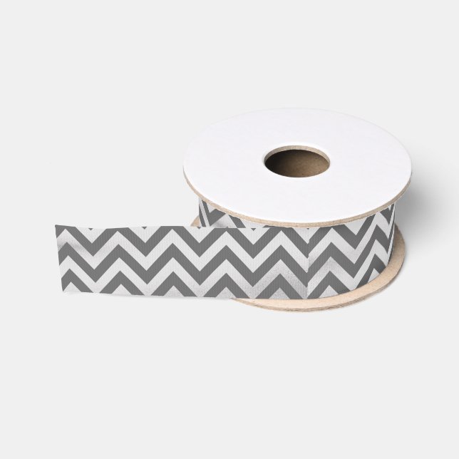 Lazo De Tela Gruesa Chalkboard zig zag (Carrete)