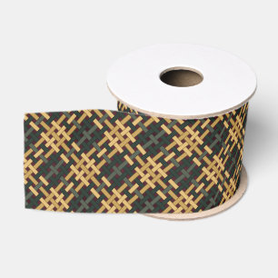 Lazo De Tela Gruesa Cinta Box Weave (Erudito Melancólico)