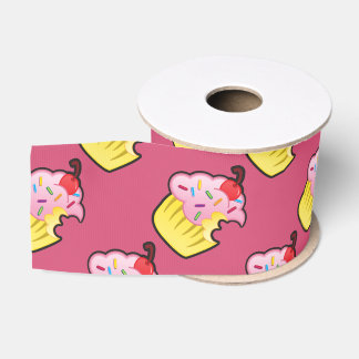Lazo De Tela Gruesa cinta de cupcake personalizado lindo