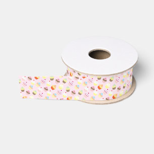 Lazo De Tela Gruesa Cinta de Fiesta Cupcake