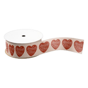 Lazo De Tela Gruesa Cinta de Grosgrain Beso Dulce