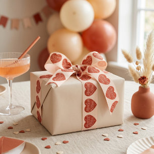 Lazo De Tela Gruesa Cinta de Grosgrain Beso Dulce