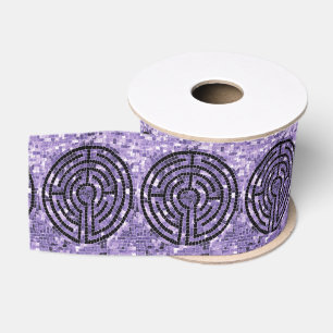 Lazo De Tela Gruesa Cinta de Grosgrain de 3" de ancho LABYRINTH VI
