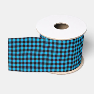 Lazo De Tela Gruesa Cinta de Grosgrain de Cuadro Búfalo