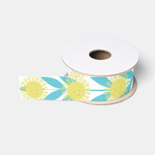 Lazo De Tela Gruesa Cinta de grosgrain Kawaii Sunshine
