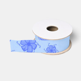 Lazo De Tela Gruesa Cinta de Grosgrain Monocroma FTF en Azul