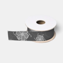 Cinta de Grosgrain Monocroma FTF en Tonos Gris Osc