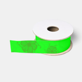 Lazo De Tela Gruesa Cinta de Grosgrain Monocroma FTF en Verde