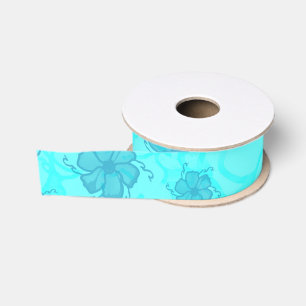 Lazo De Tela Gruesa Cinta de Grosgrain Monocroma FTF en Verde Turquesa
