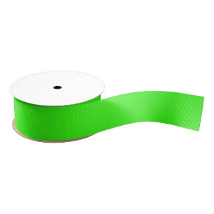 Lazo De Tela Gruesa Cinta de Grosgrain Verde Neon