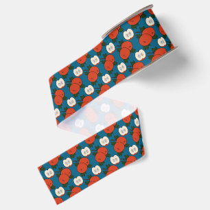 Lazo De Tela Gruesa Cinta de Manzana Roja One Owl Artist