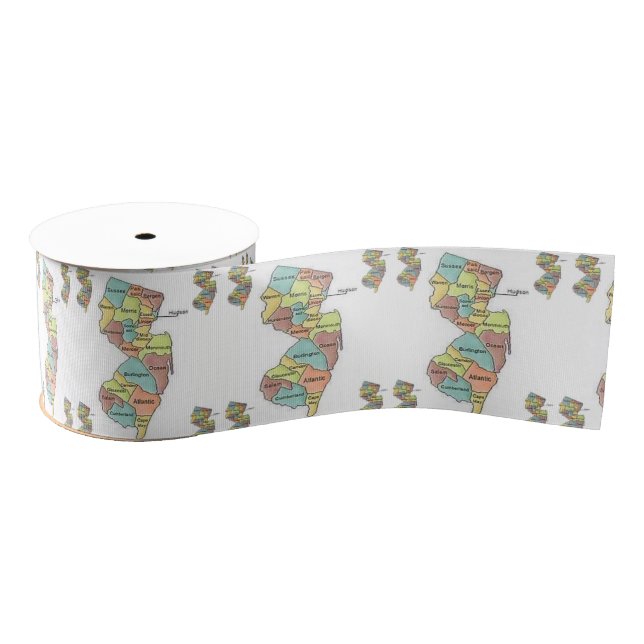 Lazo De Tela Gruesa cinta de mapa jersey (Carrete)