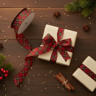 Lazo De Tela Gruesa Cinta de plástico roja - Envoltura de regalo de va