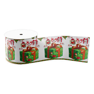 Lazo De Tela Gruesa Cinta decorativa de Navidad