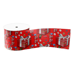 Lazo De Tela Gruesa cinta decorativa navidad